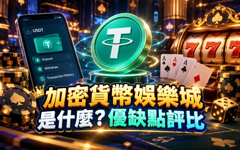 加密貨幣娛樂城是什麼？優缺點與一般娛樂城差在哪