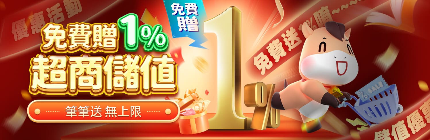 富馬超商儲值優惠