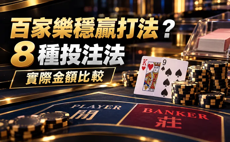 百家樂穩贏打法？8 種投注法實際金額比較｜哪種最穩